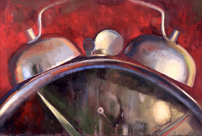 691x467 The World's Newest Photos By Oil Painting Dvds - Alarm Clock Painting