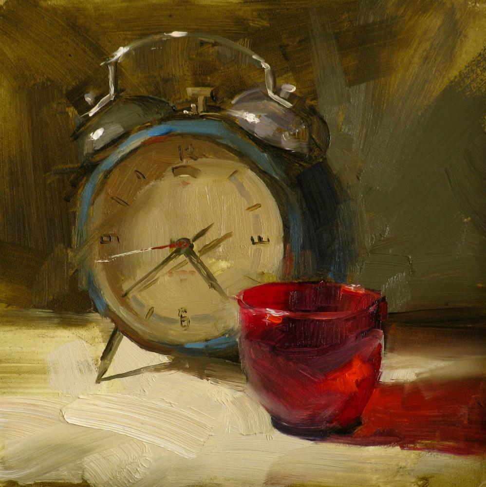 998x1000 Qiang Huang, A Daily Painter Frozen Time - Alarm Clock Painting