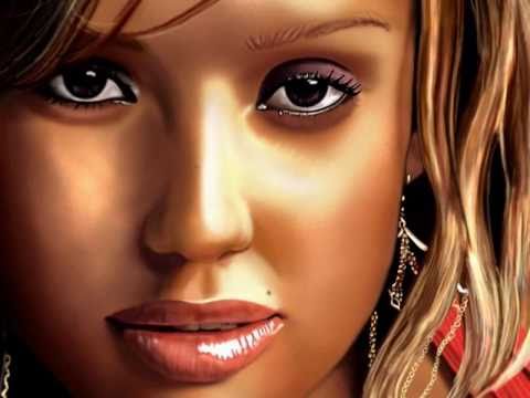 480x360 Jessica Alba - Alba Painting