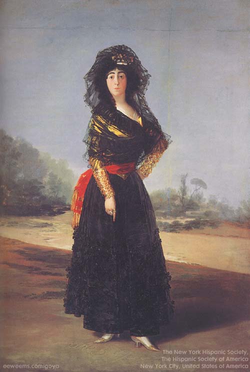 500x742 Portrait Of The Duchess Of Alba - Alba Painting