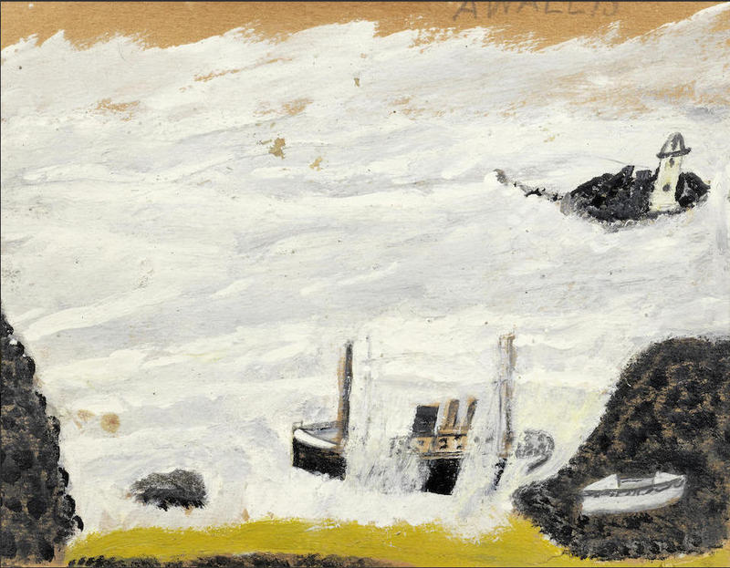 800x623 Artwork By Alfred Wallis - Alba Painting