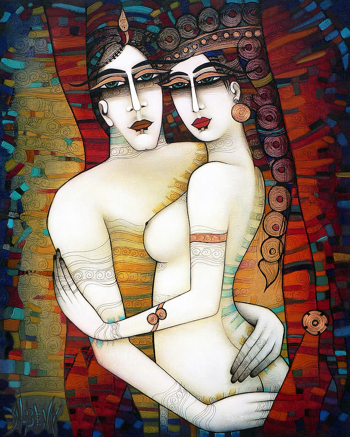 722x900 Big Big Love Painting By Albena Vatcheva - Albena Painting