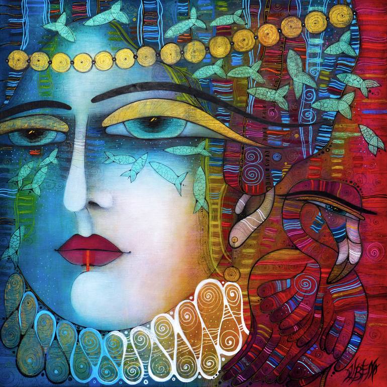 770x770 Saatchi Art Souvenirs De Painting By Albena Vatcheva - Albena Painting