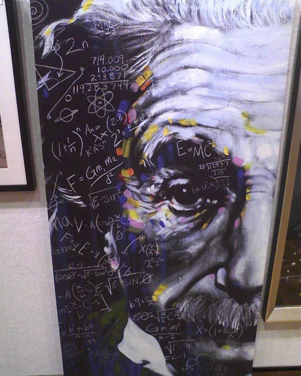 1024x1280 Albert Einstein Painting Science, Nature, And Neal - Albert Einstein Canvas Painting