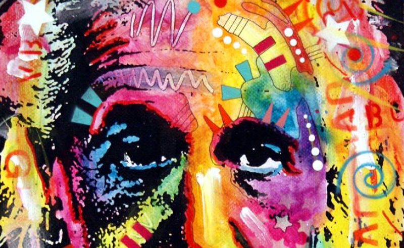 800x491 Einstein Rock Paintings Tutorial Painting For Home - Albert Einstein Canvas Painting