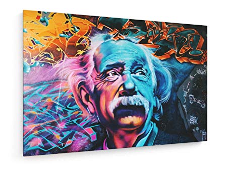 450x338 Street Art - Albert Einstein Canvas Painting