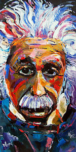 150x300 Albert Einstein Paintings Fine Art America - Albert Einstein Painting