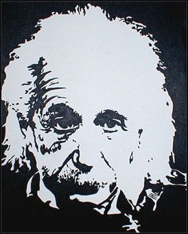 274x340 Discretion Studios - Albert Einstein Painting
