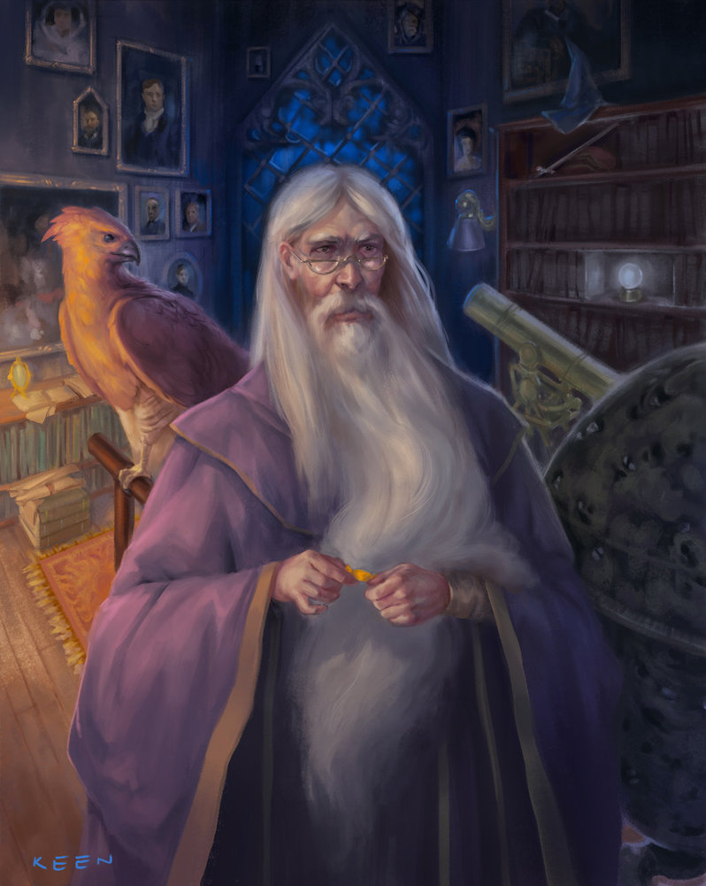 798x1001 Albus By Davidkeen - Albus Dumbledore Painting
