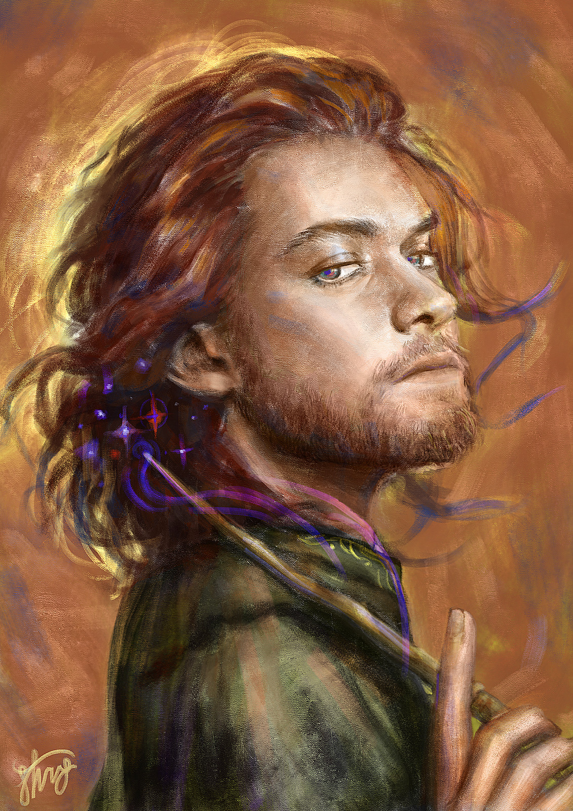 1131x1600 Artstation - Albus Dumbledore Painting