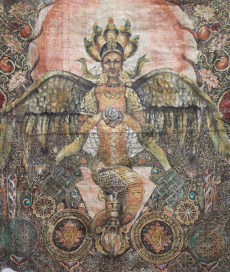 761x900 Nage Kanya Painting By Silk Alchemy - Alchemy Painting