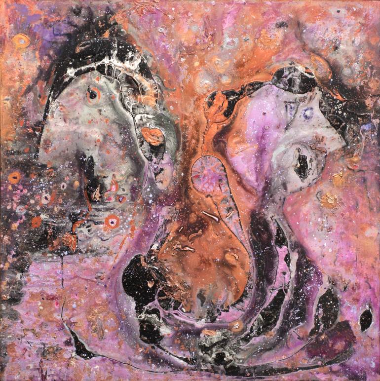 770x772 Saatchi Art Alchemy Painting By Carolyn Mary Kleefeld - Alchemy Painting