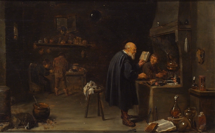 750x466 Transmutations Alchemy In Art Science History Institute - Alchemy Painting