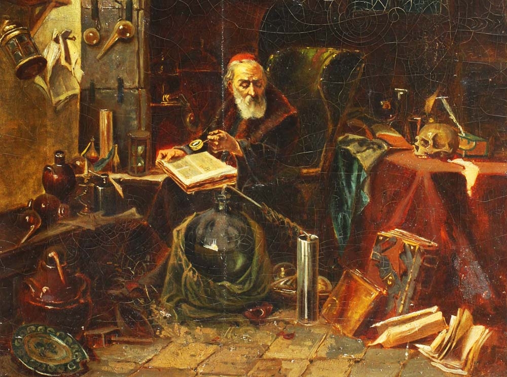 1000x744 Who Was Michael Sendivogius Biography Of An Alchemist Article - Alchemy Painting