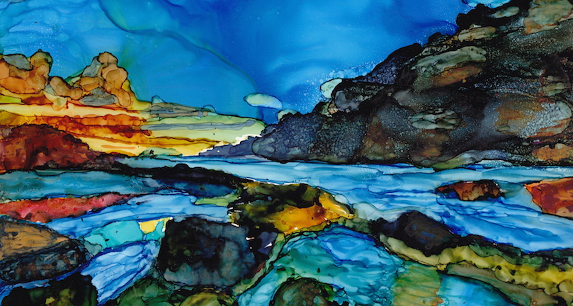 809x432 Beginning Alcohol Ink Artist Class Level 1 - Alcohol Ink Painting