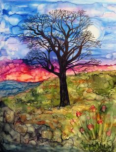 236x310 Image Result For Alcohol Ink On Canvas Ink Redible - Alcohol Ink Painting On Canvas