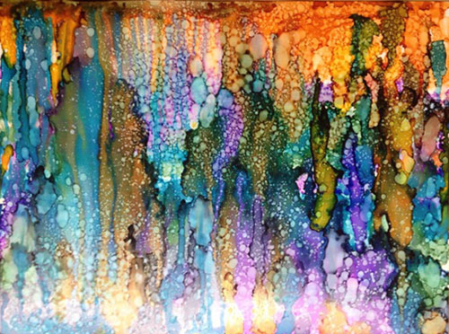 500x372 Faux Painting, Decorative Painting Classes Alcohol Ink - Alcohol Painting