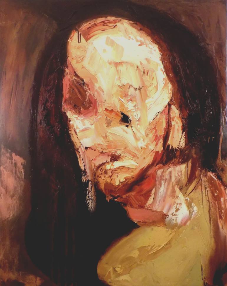 770x970 Saatchi Art Head (Preserved In 70% Alcohol) Painting By Bryan Kinnear - Alcohol Painting