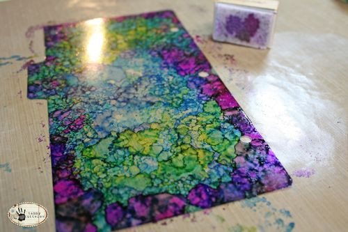 500x333 Alcohol Ink Painting On Canvas Tutorial Alcohol Ink Window - Alcohol Painting On Canvas