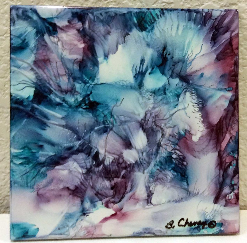 813x800 Art Classes - Alcohol Painting On Canvas