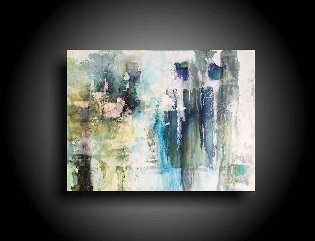 649x497 Large Abstract Painting Alcohol Ink Mixed Media Original Painting - Alcohol Painting On Canvas