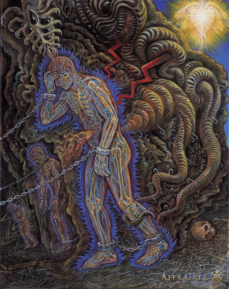 794x1000 This Being Human Is A Guest House. Every Morning Is A New Arrival - Alex Gray Painting