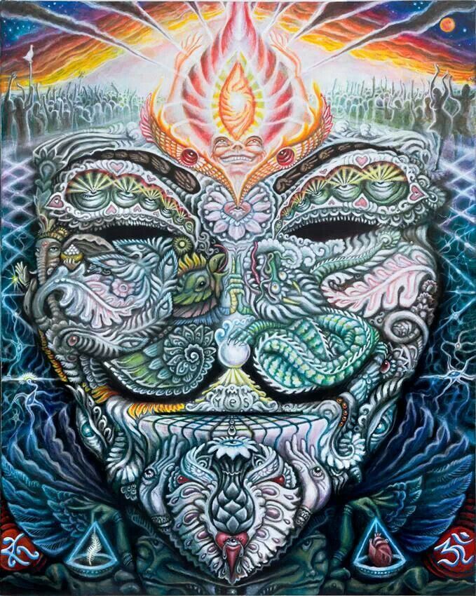 679x850 Dark Psychedelic Wallpapers - Alex Gray Painting