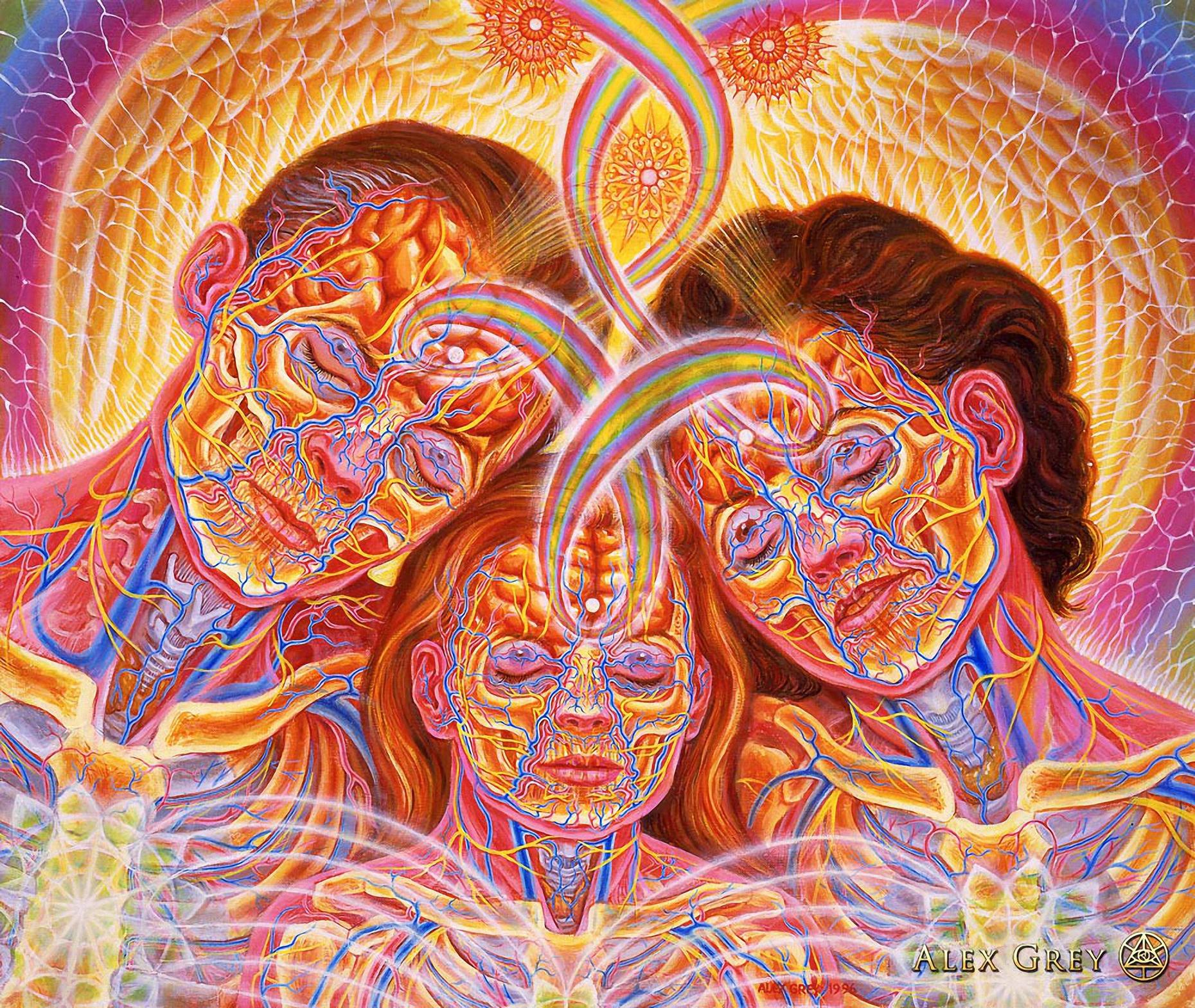 1860x1570 Paintings Of Alex Grey High Res - Alex Grey Original Painting
