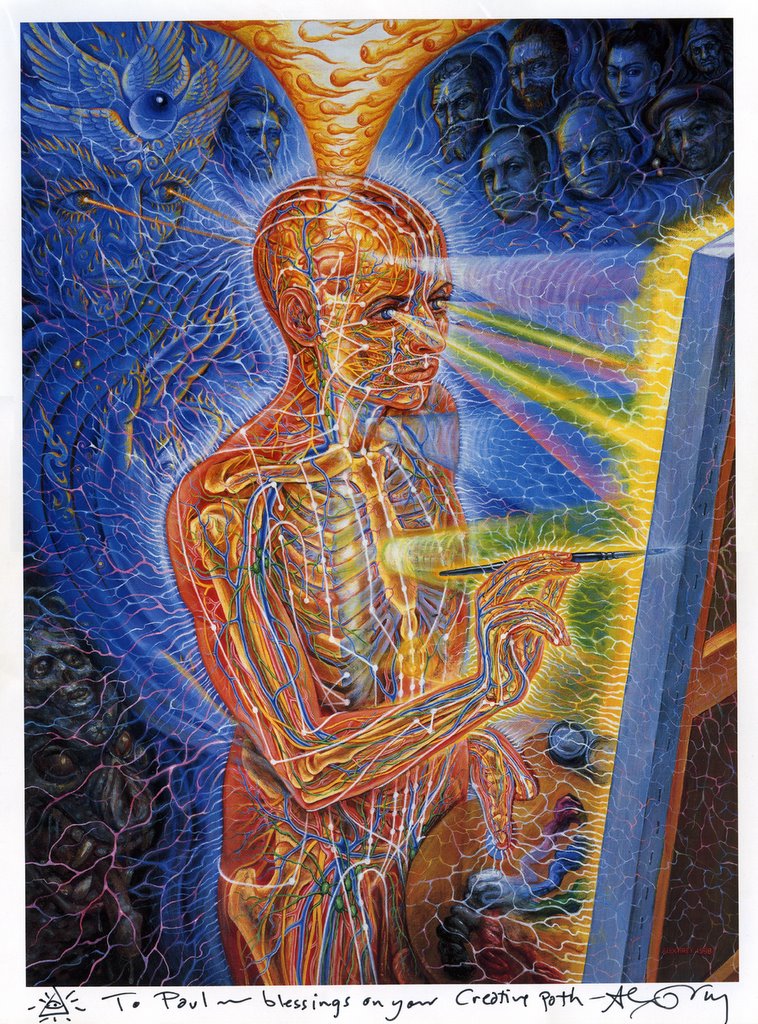 758x1024 The Monkey Buddha Interview With Alex Grey - Alex Grey Original Painting