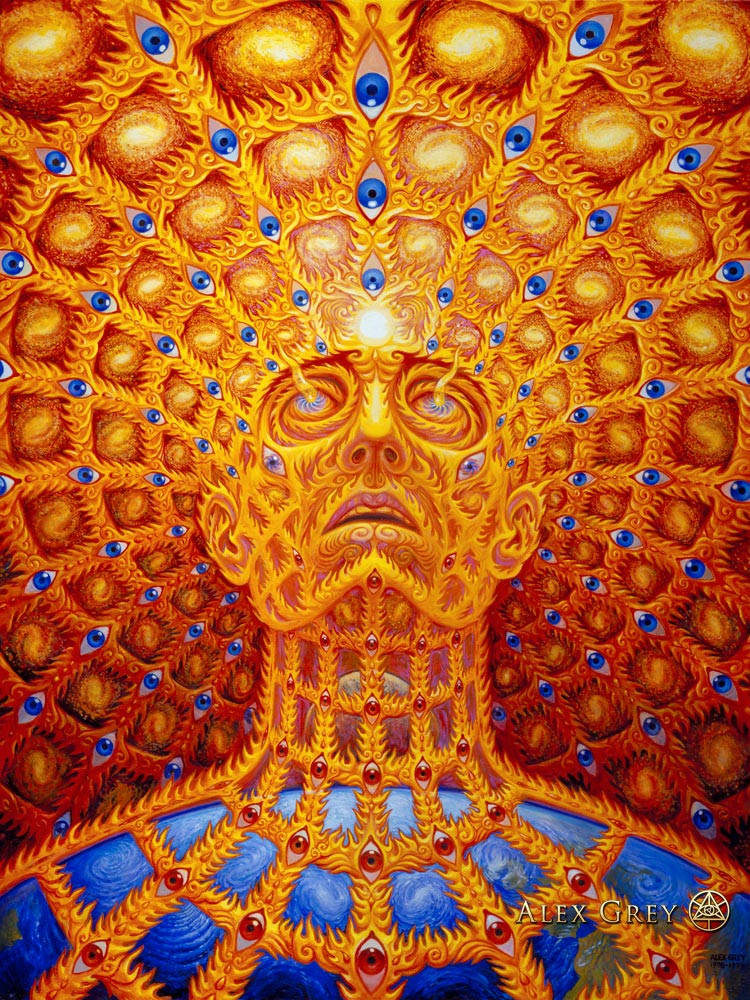 750x1000 Alex Grey Art - Alex Grey Original Painting