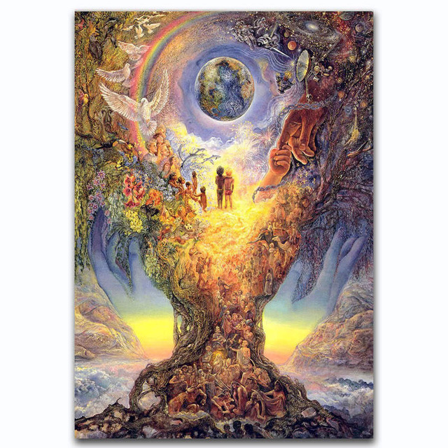 640x640 G2443 Hot New Alex Grey Art Painting The Human Visual Mind A4 Art - Alex Grey Painting