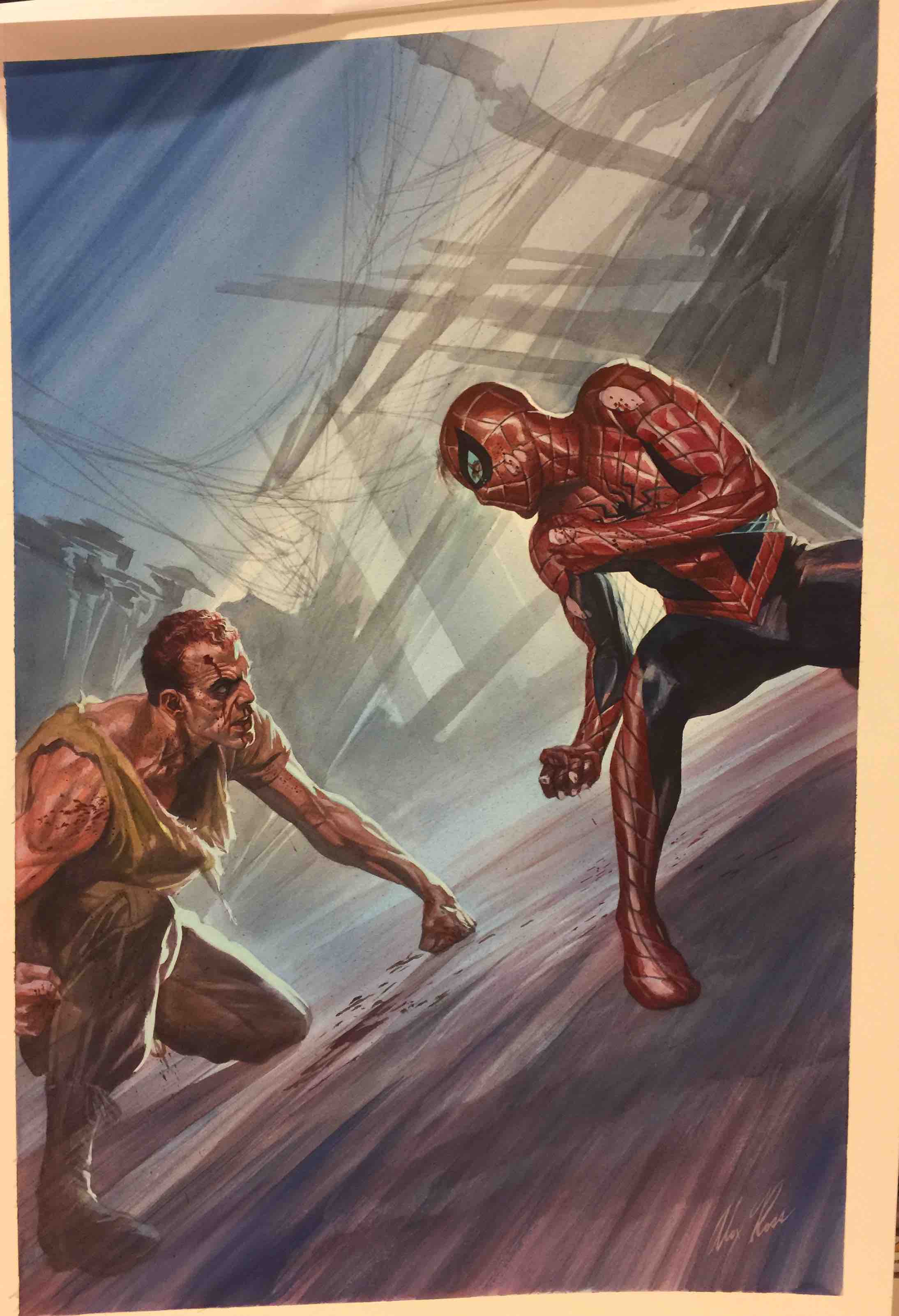 2188x3204 Alex Ross Spider Man 27 Painting - Alex Painting