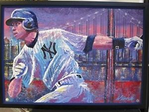 300x225 Alex Rodriguez Yankees Signed William Lopa Framed Canvas Giclee Le - Alex Rodriguez Painting