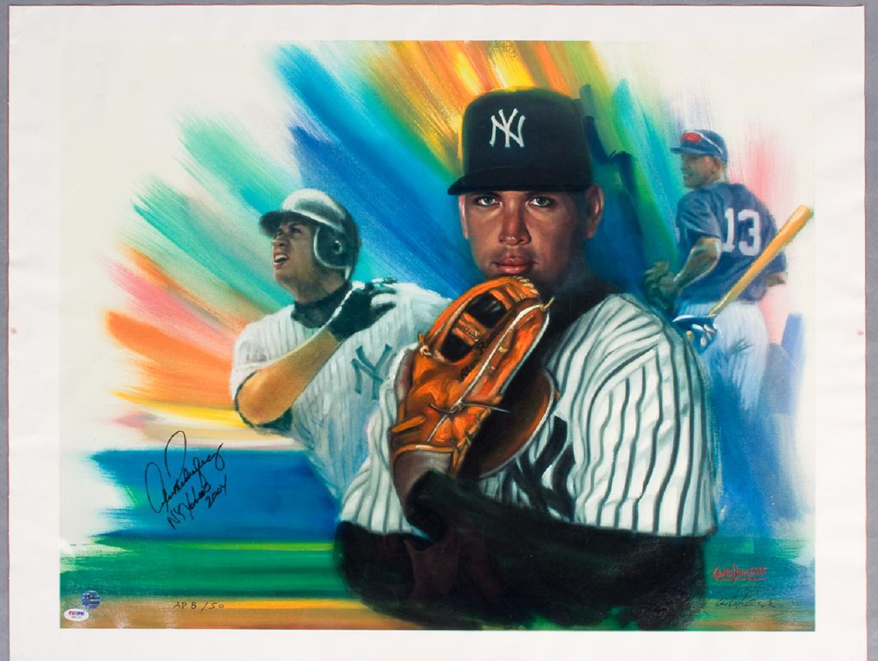 1280x964 Sports Auctions - Alex Rodriguez Painting