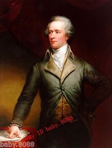 228x300 Handmade Oil Painting The Portrait Of Alexander Hamilton - Alexander Hamilton Painting