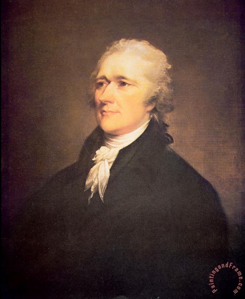 785x960 John Trumbull Alexander Hamilton (1755 1804) Painting - Alexander Hamilton Painting