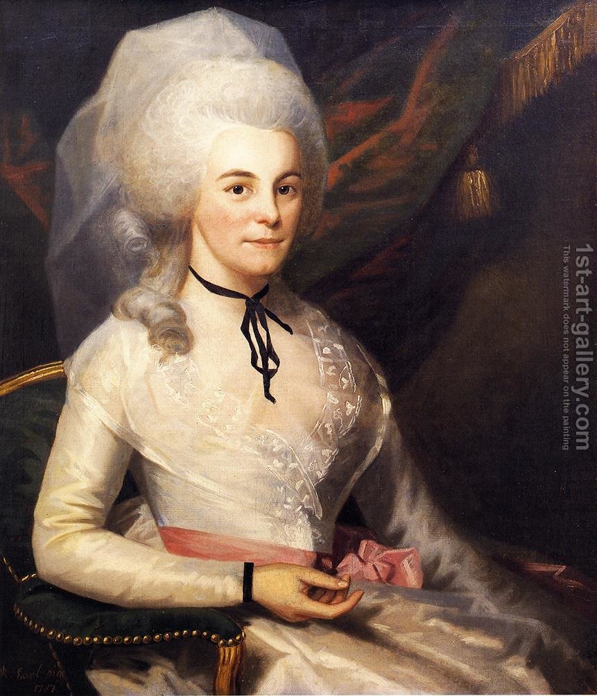 861x1003 Mrs. Alexander Hamilton Ralph Earl Reproduction 1st Art Gallery - Alexander Hamilton Painting