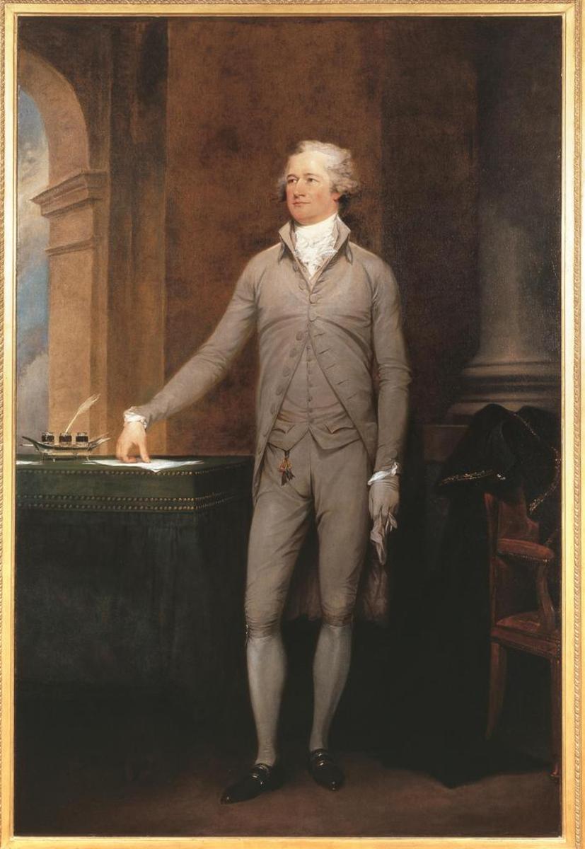 827x1200 Trumbull's Iconic Portrait Of Alexander Hamilton Now On View - Alexander Hamilton Painting