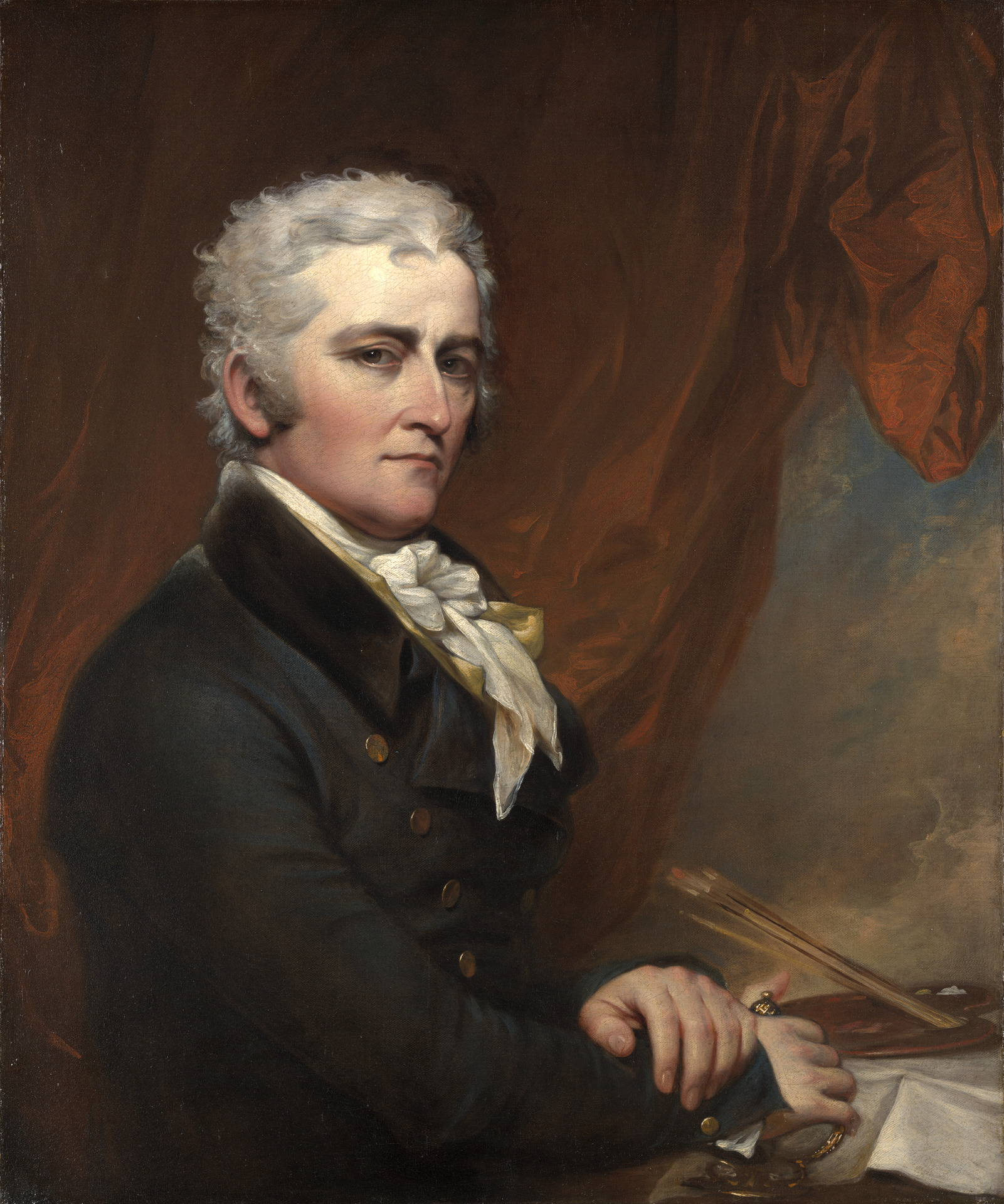 1601x1920 John Trumbull Sartle - Alexander Hamilton Painting By John Trumbull