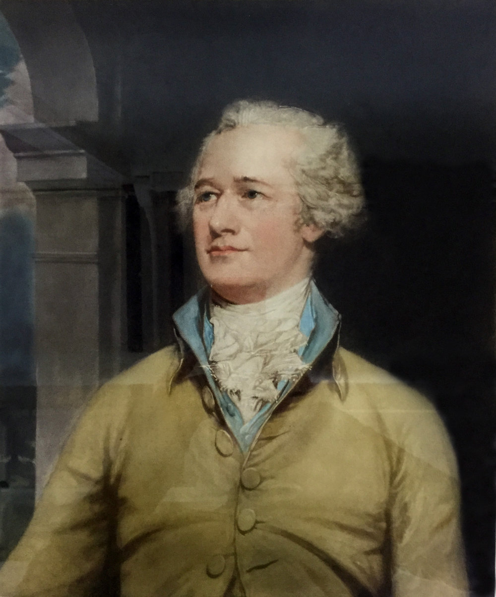 1000x1204 The First Keeper Of The Lights The Noble Maritime Collection - Alexander Hamilton Painting By John Trumbull