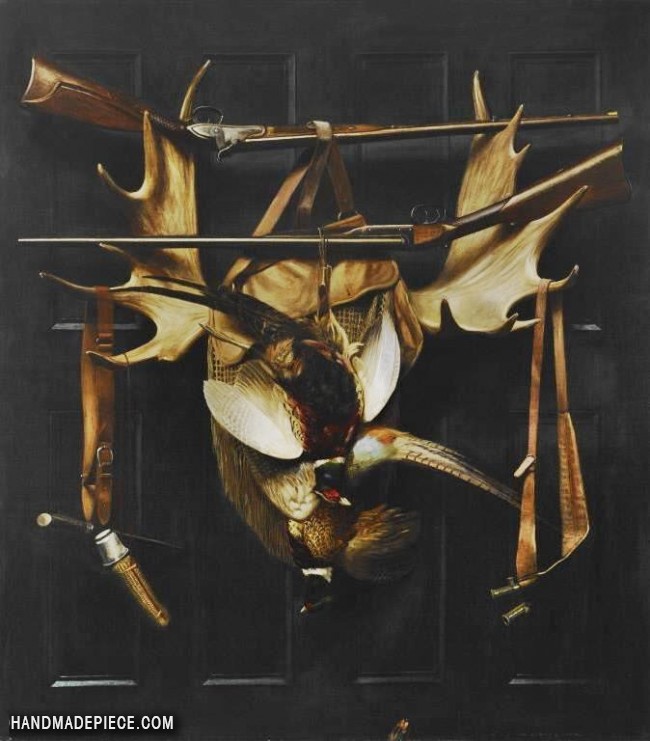 650x741 Alexander Pope Trophies Of The Hunt Reproduction - Alexander Pope Painting