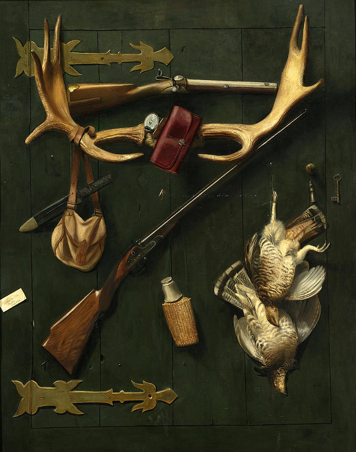 708x900 After The Hunt Painting By Alexander Pope - Alexander Pope Painting