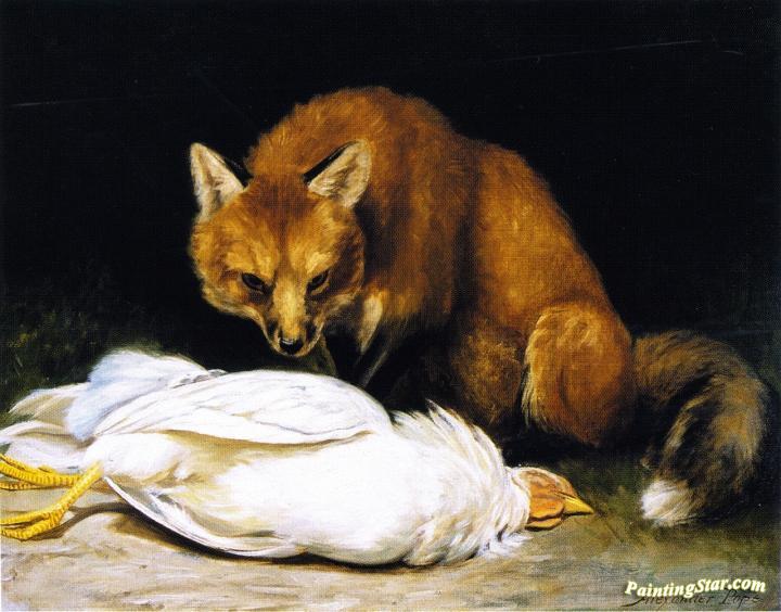 720x564 The Fox - Alexander Pope Painting