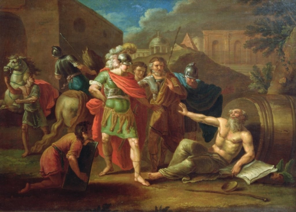 1024x736 Alexander The Great Visits Diogenes - Alexander The Great Painting