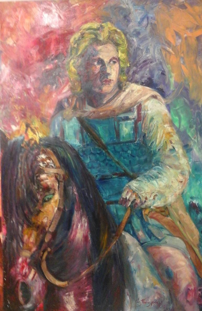 770x1185 Saatchi Art Alexander The Great Painting By Evi Panteleon Painter - Alexander The Great Painting