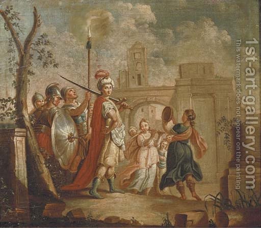 512x448 The Entrance Of Alexander The Great Into Babylon (After) Francesco - Alexander The Great Painting