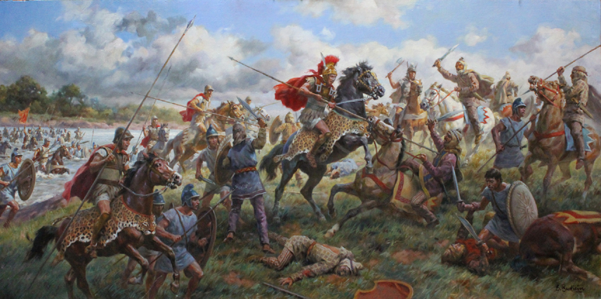856x426 Alexander The Great Battle - Alexander The Great Painting Battle
