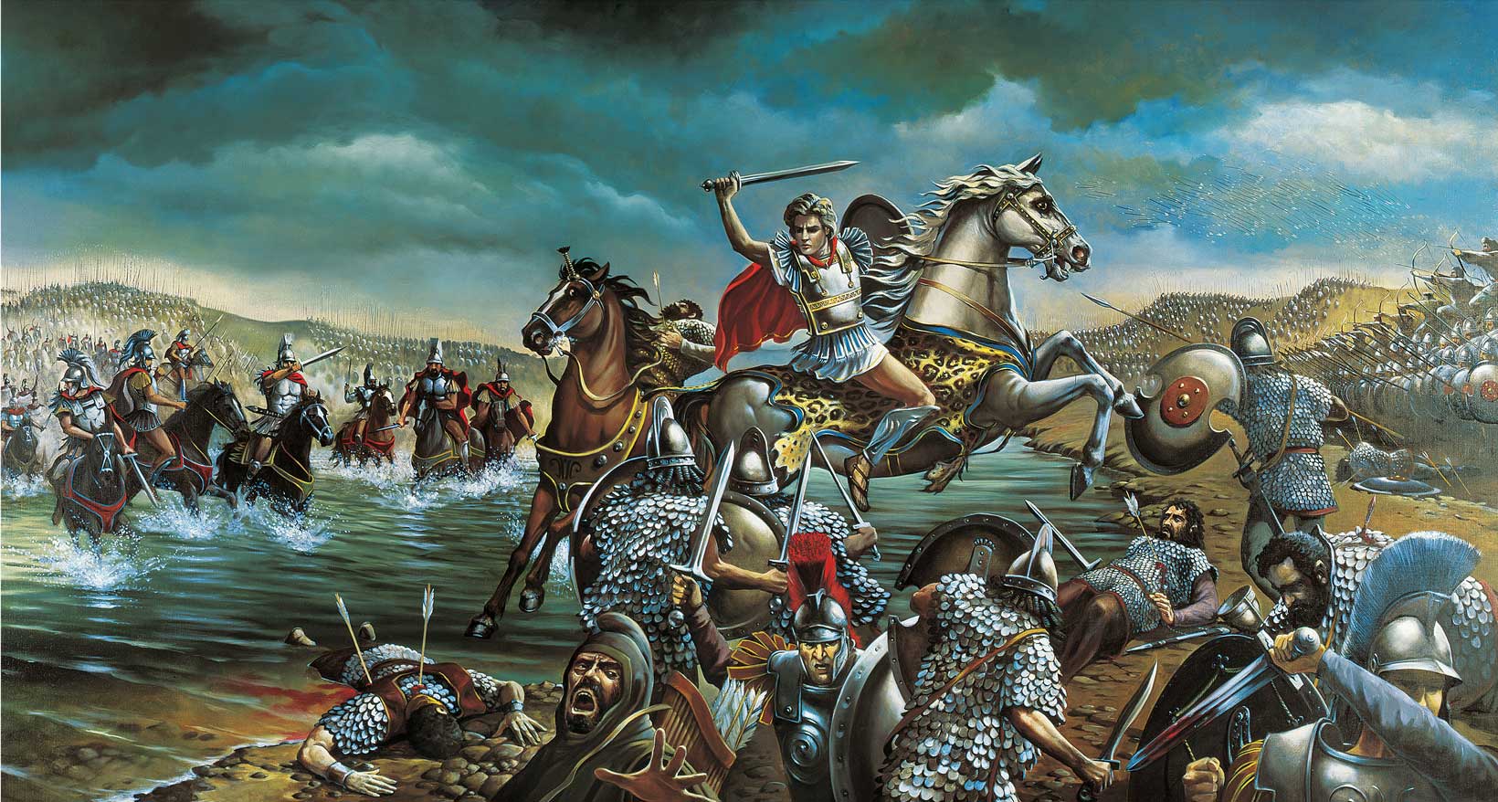 1640x878 In 15 Years Of Conquest Alexander Never Lost A Single Battle - Alexander The Great Painting Battle