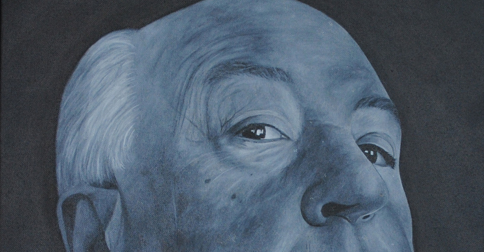 960x500 Alfred Hitchcock Painting David Dunne Art - Alfred Hitchcock Painting
