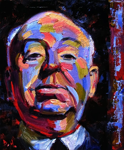 Alfred Hitchcock Painting at PaintingValley.com | Explore collection of ...